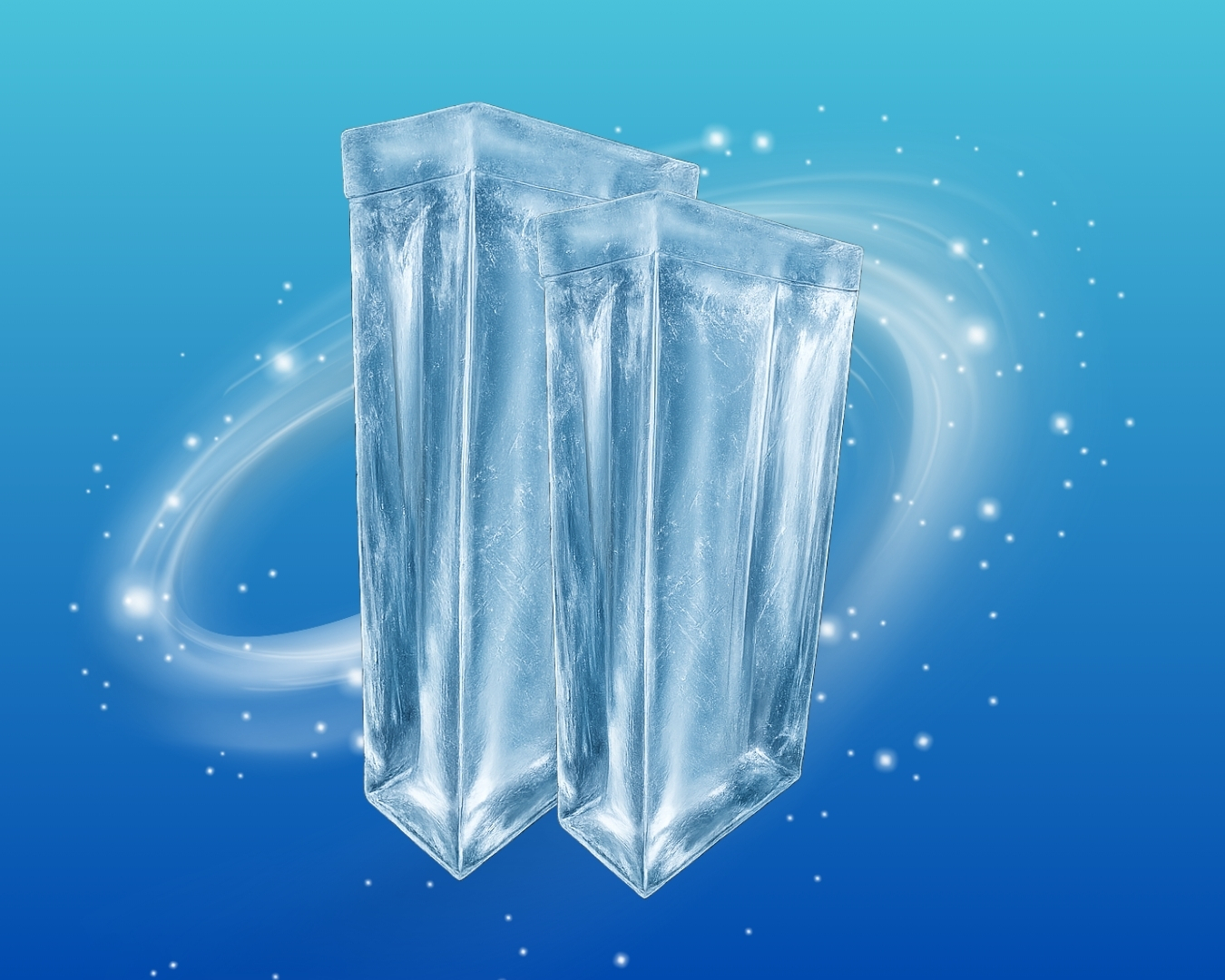 Hielo en Barra - Bloques 150kg, 75kg, 50kg